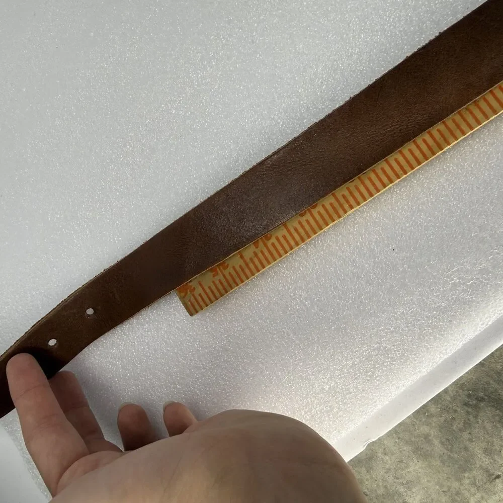 Amsterdam Heritage Leather Belt Women 95 M/L Brown Luxe Italian Leather Hardware